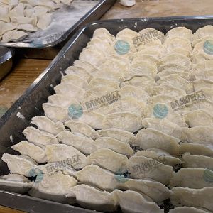 仿手工包餃子機(jī)大小均勻老客戶反饋！